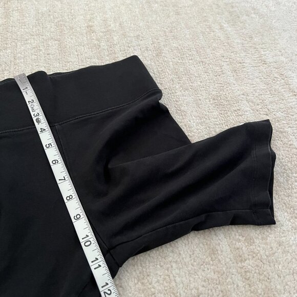 Nike Leg-A-See Black Cotton Biker Shorts M - Picture 6 of 8